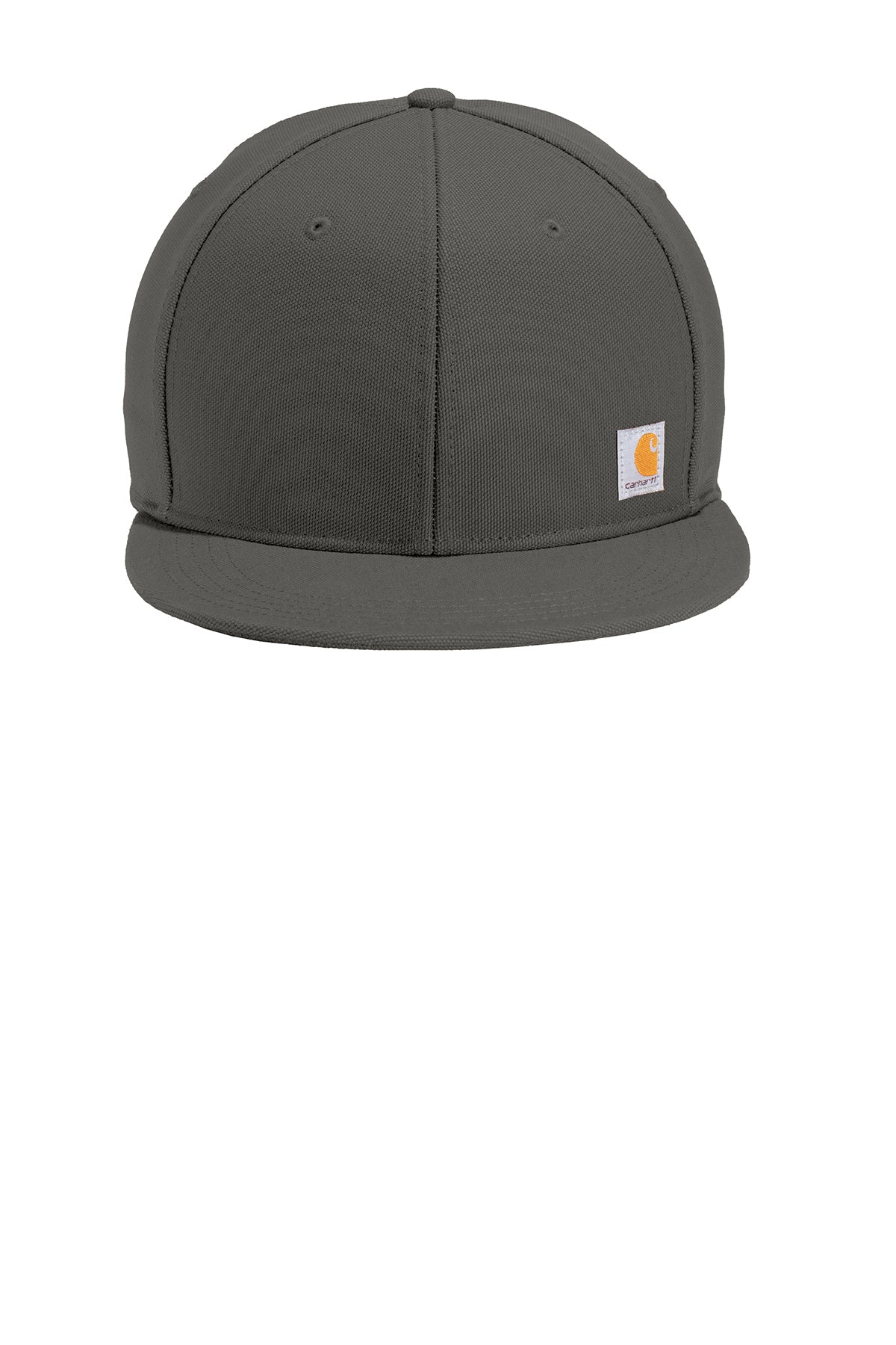 Carhartt Force - Black Snapback Flat Brim Firm Duck Cap NWT!