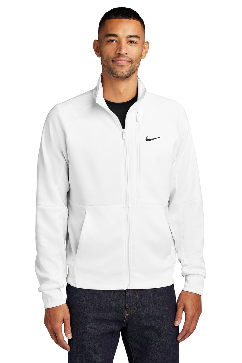 NKFD9891 Nike Full-Zip Chest Swoosh Jacket | White