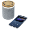 Ultra Sound Speaker with Bamboo Wireless Charger - 24 hr