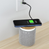 Ultra Sound Speaker with Bamboo Wireless Charger - 24 hr