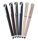 Cali Soft Touch Stylus Gel Pen - Metallic - 24 hr