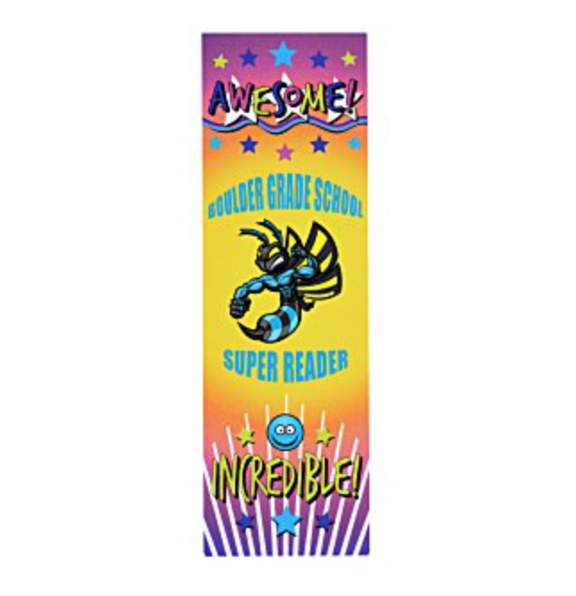 Super Kid Bookmark - Wow Words