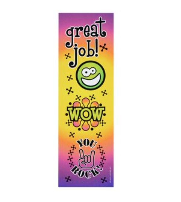 Super Kid Bookmark - Wow Words