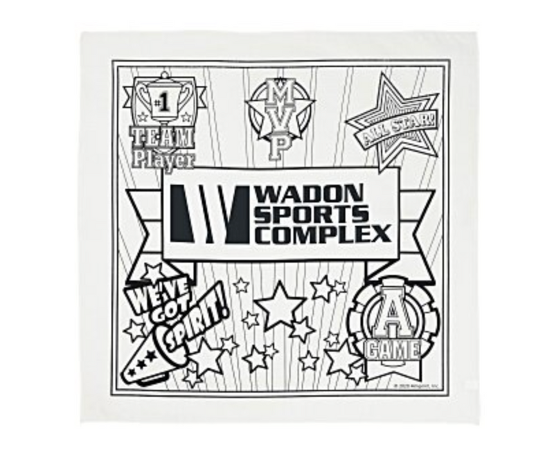 Super Kid Color Me Bandana - Sports Fun