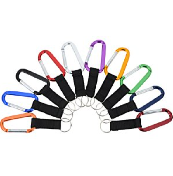 Anodized Carabiner Keyholder - 24 hr