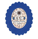 Deco Magnetic Photo Frame - Scalloped Oval