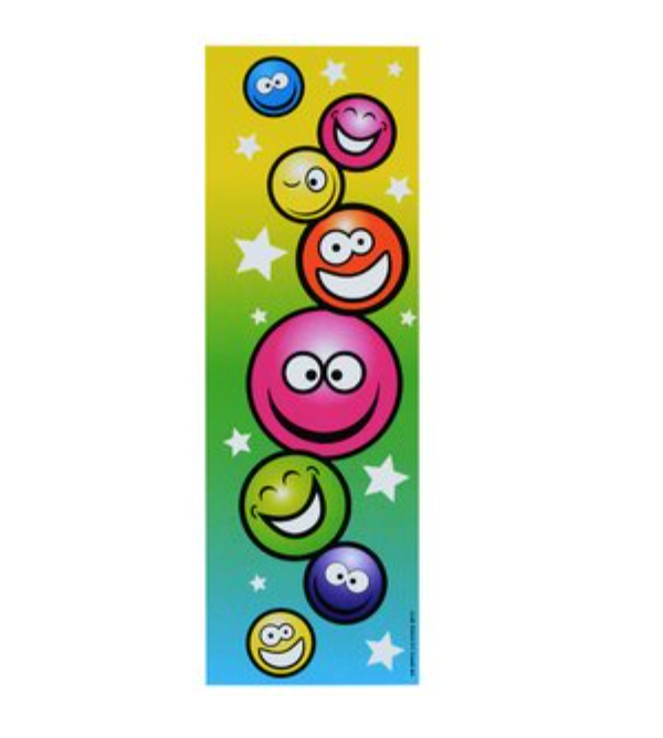 Super Kid Bookmark - Smiley Faces