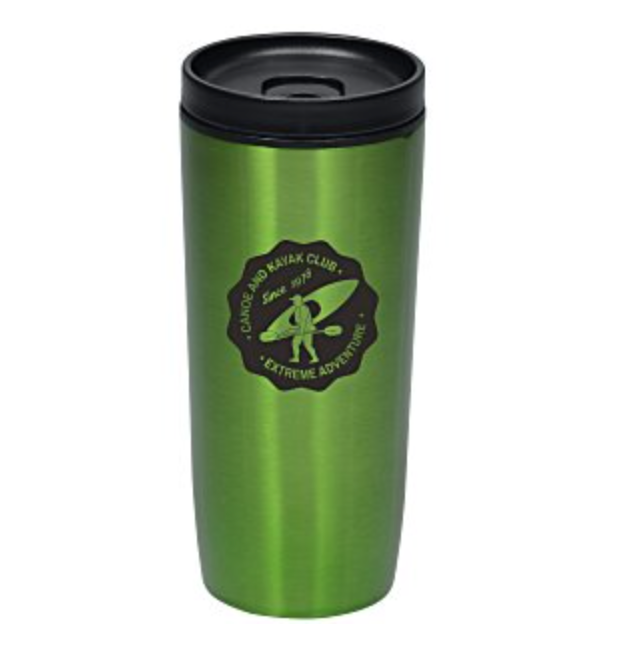 Custom Accent Stainless Travel Mug - 16 oz. - Colors