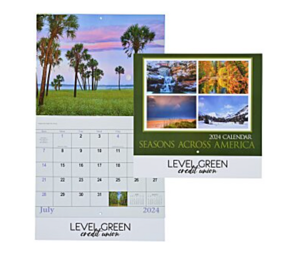 Seasons Across America Calendar - Stapled