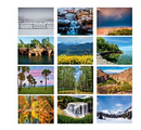 Seasons Across America Calendar - Stapled