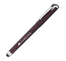 Cali Soft Touch Stylus Gel Pen - Metallic