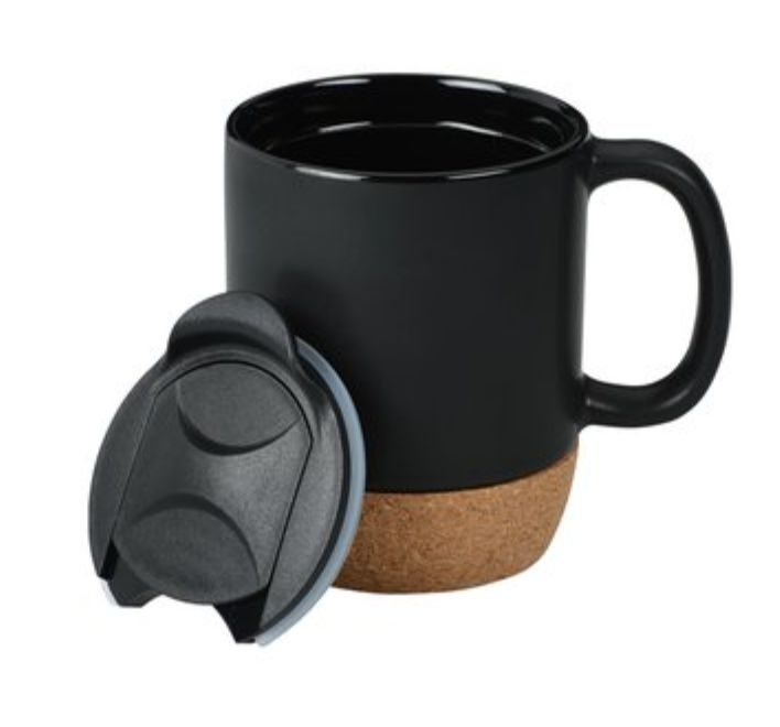 Cork Bottom Ceramic Mug - 12 oz.