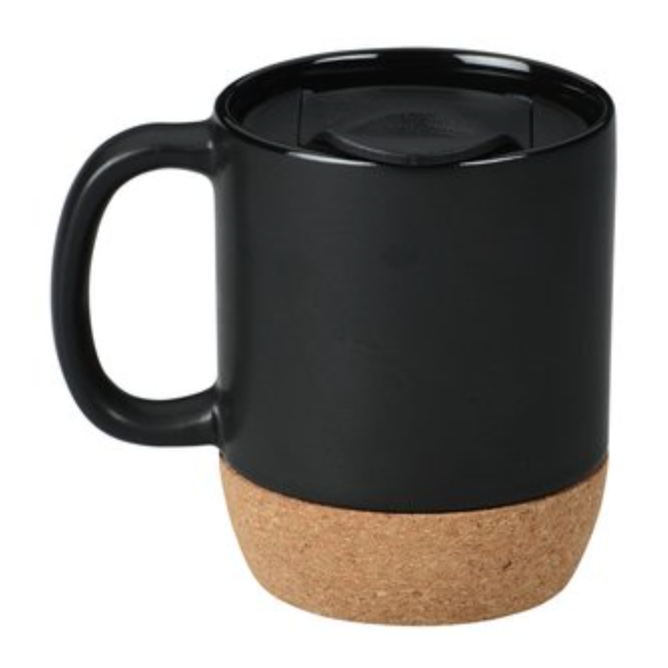 Cork Bottom Ceramic Mug - 12 oz.