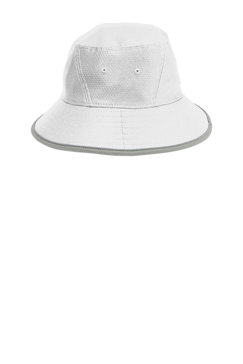 New Era Hex Era Bucket Hat | NE800 | White x Rainstorm Grey