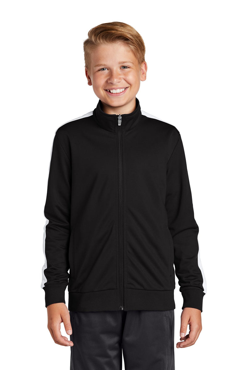 Sport-Tek Youth Tricot Track Jacket YST94