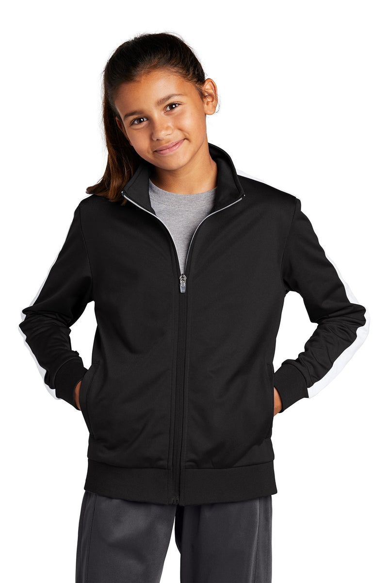 Sport-Tek Youth Tricot Track Jacket YST94