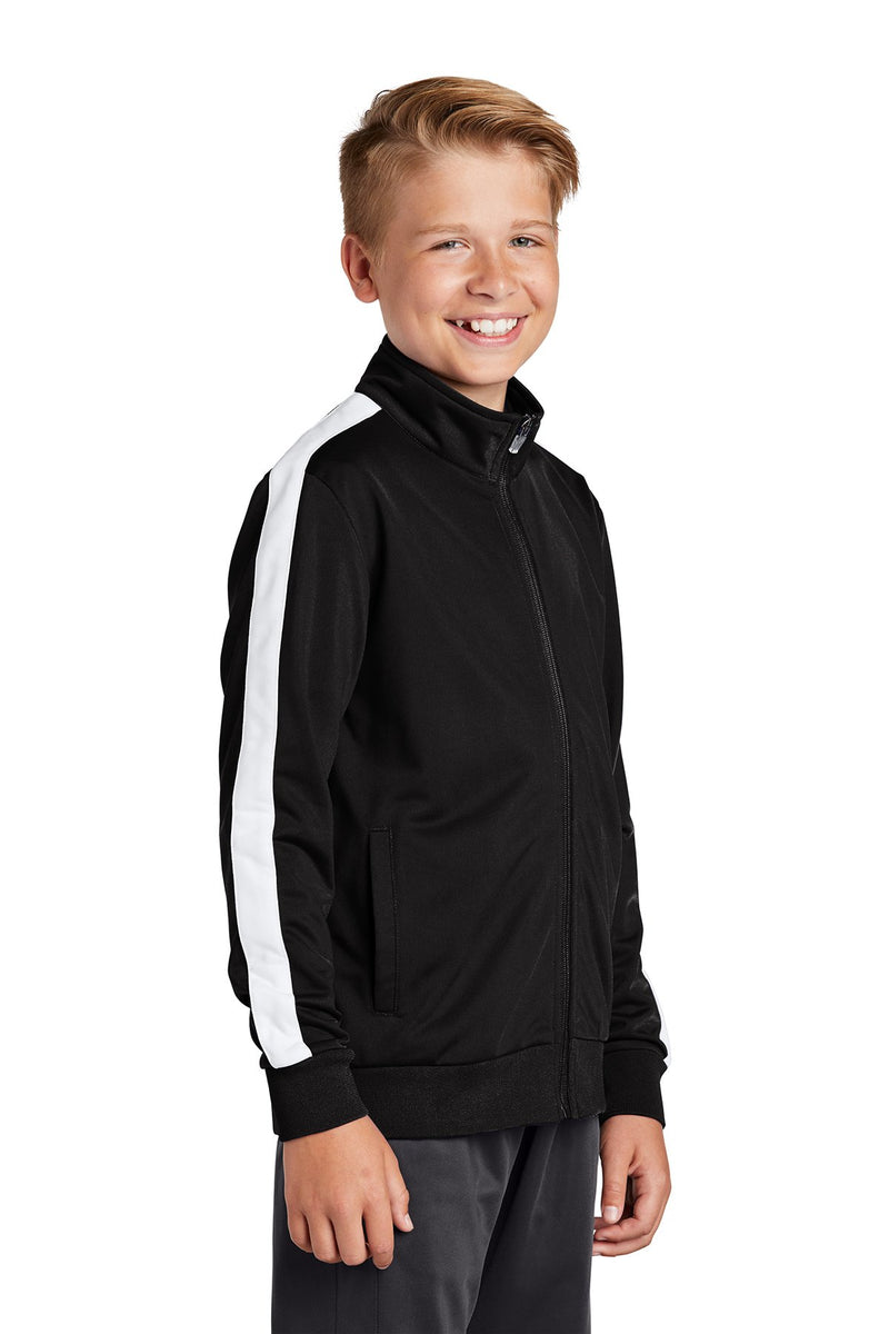 Sport-Tek Youth Tricot Track Jacket YST94