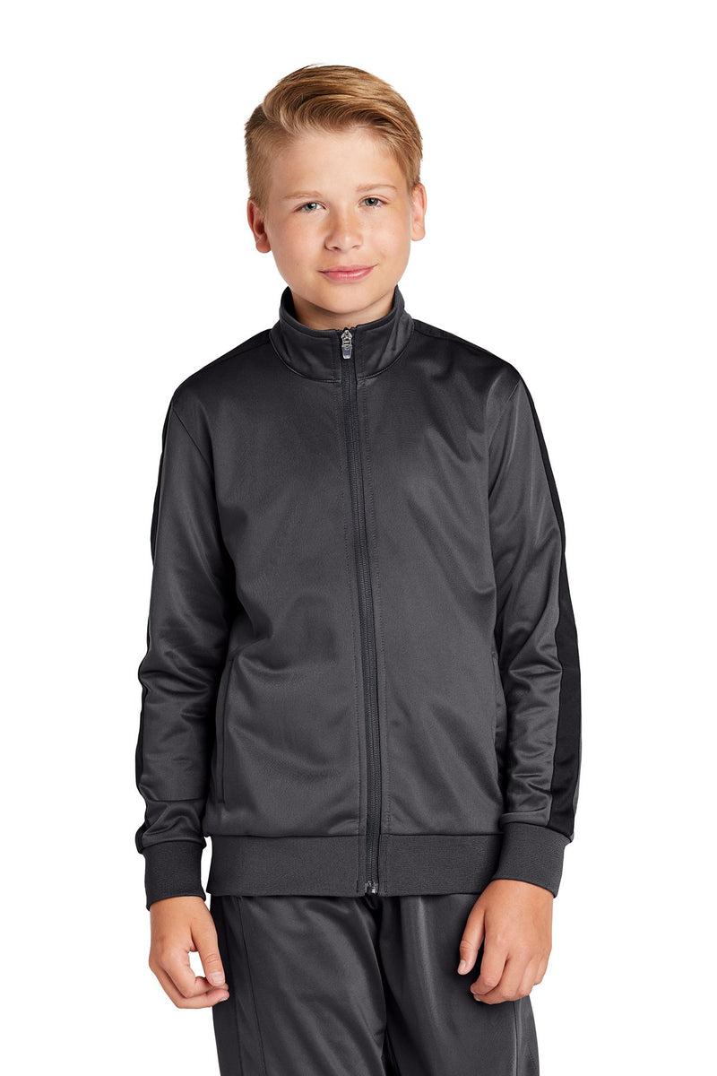 Sport-Tek Youth Tricot Track Jacket YST94