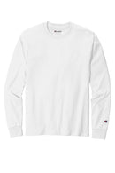 Champion Heritage 5.2-Oz. Jersey Long Sleeve Tee CC8C | White