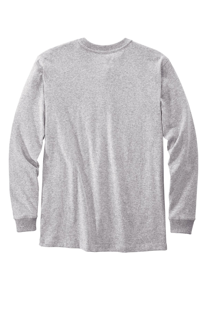 Carhartt Long Sleeve Henley T-Shirt CTK128 | Heather Grey