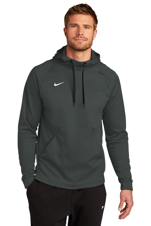 Nike Therma-FIT Pullover Fleece Hoodie | CN9473 | Team Anthracite