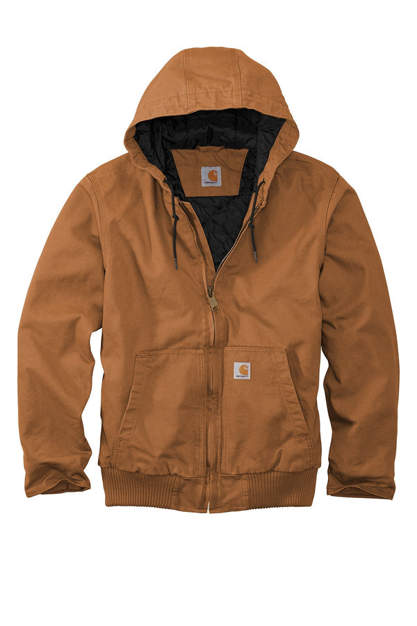 Carhartt Washed Duck Active Jacket CT104050 | Carhartt Brown