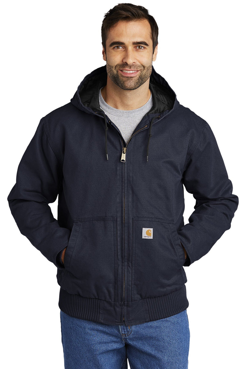 Carhartt Washed Duck Active Jacket CT104050 | Navy