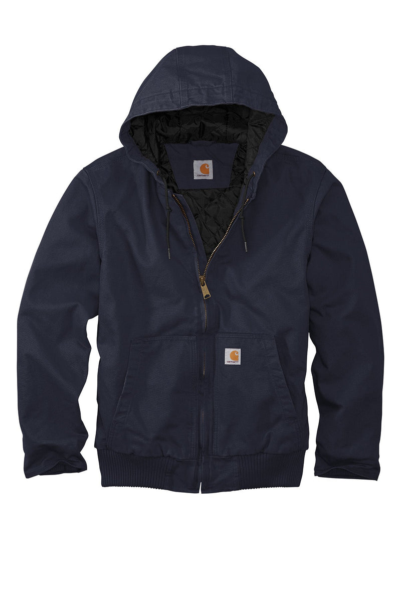 Carhartt Washed Duck Active Jacket CT104050 | Navy