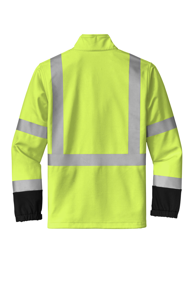 CornerStone ANSI 107 Class 3 Soft Shell Jacket | CSJ503 | Safety Yellow