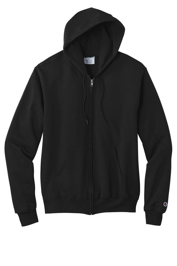 Champion Eco Fleece Full-Zip Hoodie S800 | Black