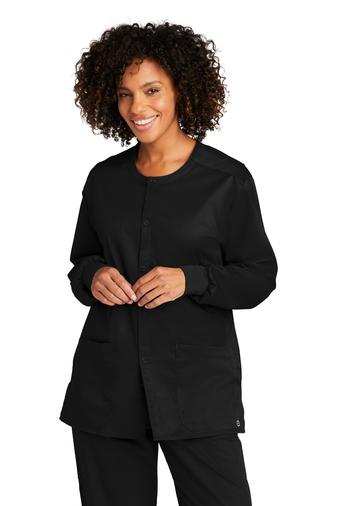 WonderWink Unisex WorkFlex Snap-Front Scrub Jacket WW3080