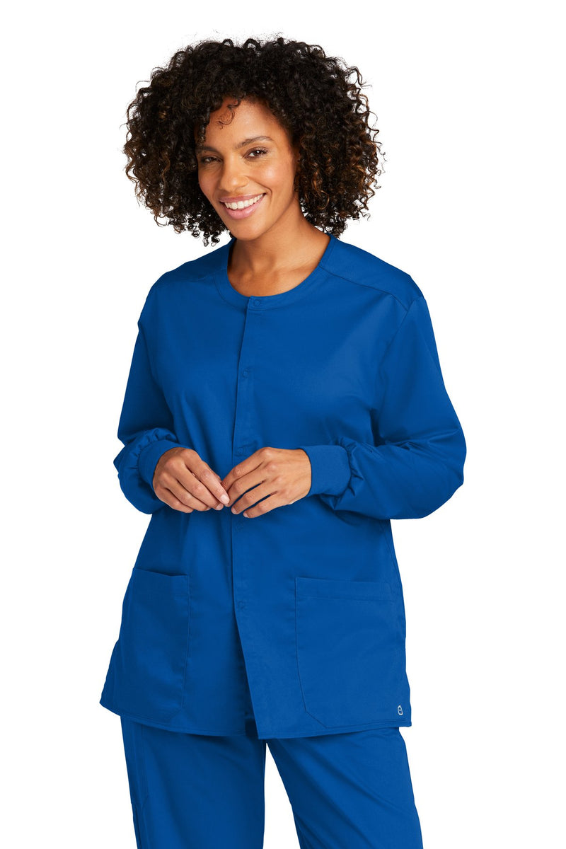 WonderWink Unisex WorkFlex Snap-Front Scrub Jacket WW3080