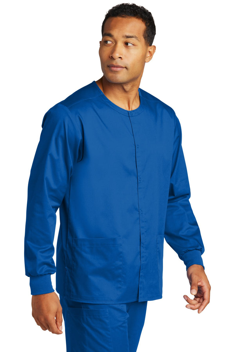 WonderWink Unisex WorkFlex Snap-Front Scrub Jacket WW3080