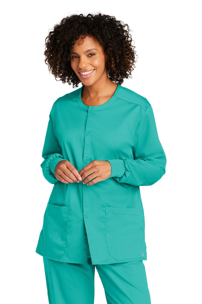 WonderWink Unisex WorkFlex Snap-Front Scrub Jacket WW3080