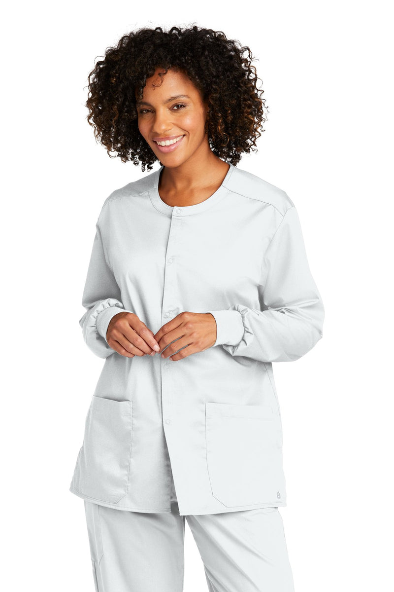 WonderWink Unisex WorkFlex Snap-Front Scrub Jacket WW3080