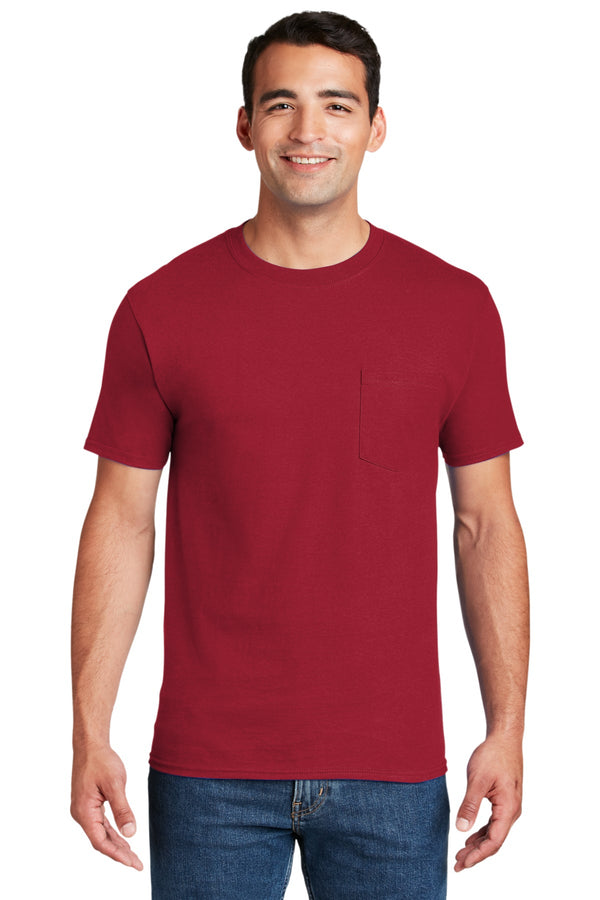 Hanes Beefy-T - 100% Cotton T-Shirt with Pocket 5190