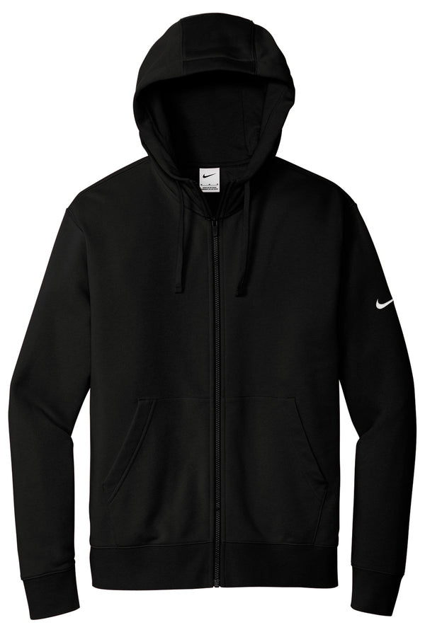 Nike Club Fleece Sleeve Swoosh Full-Zip Hoodie NKDR1513 | Black