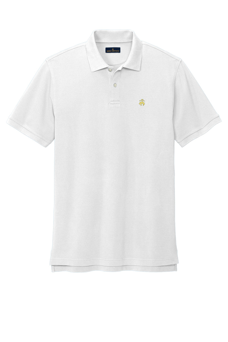 Brooks Brothers Pima Cotton Pique Polo | White | BB18200