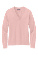 Brooks Brothers® Women’s Cotton Stretch V-Neck Sweater | BB18401 | Pink
