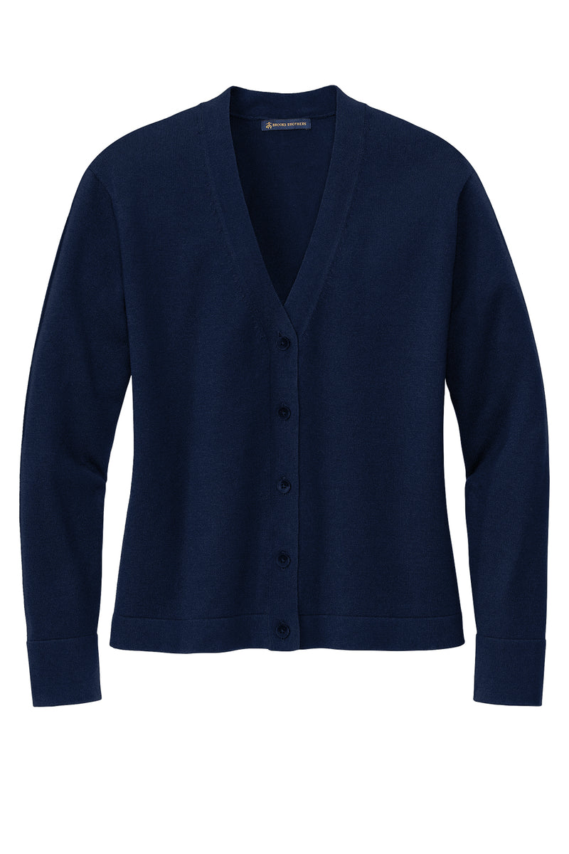 Brooks Brothers Women’s Cotton Stretch Cardigan Sweater | BB18405 | Navy Blazer