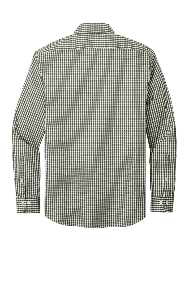 Copy of Brooks Brothers Tech Stretch Patterned Shirt | BB18006 | Deep Black Check