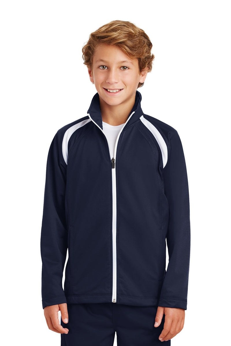 Sport-Tek Youth Tricot Track Jacket