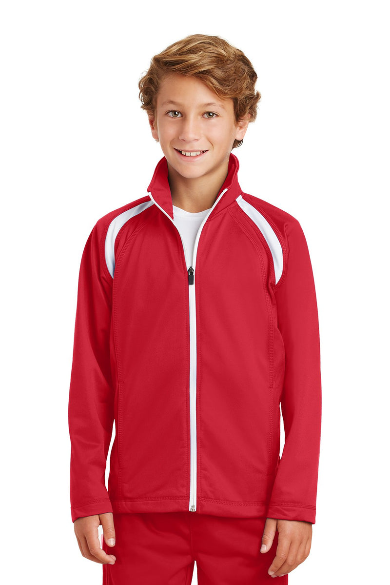 Sport-Tek Youth Tricot Track Jacket