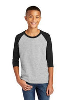 Gildan Heavy Cotton Youth 3/4-Sleeve Raglan T-Shirt. 5700B