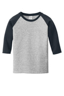 Gildan Heavy Cotton Youth 3/4-Sleeve Raglan T-Shirt. 5700B