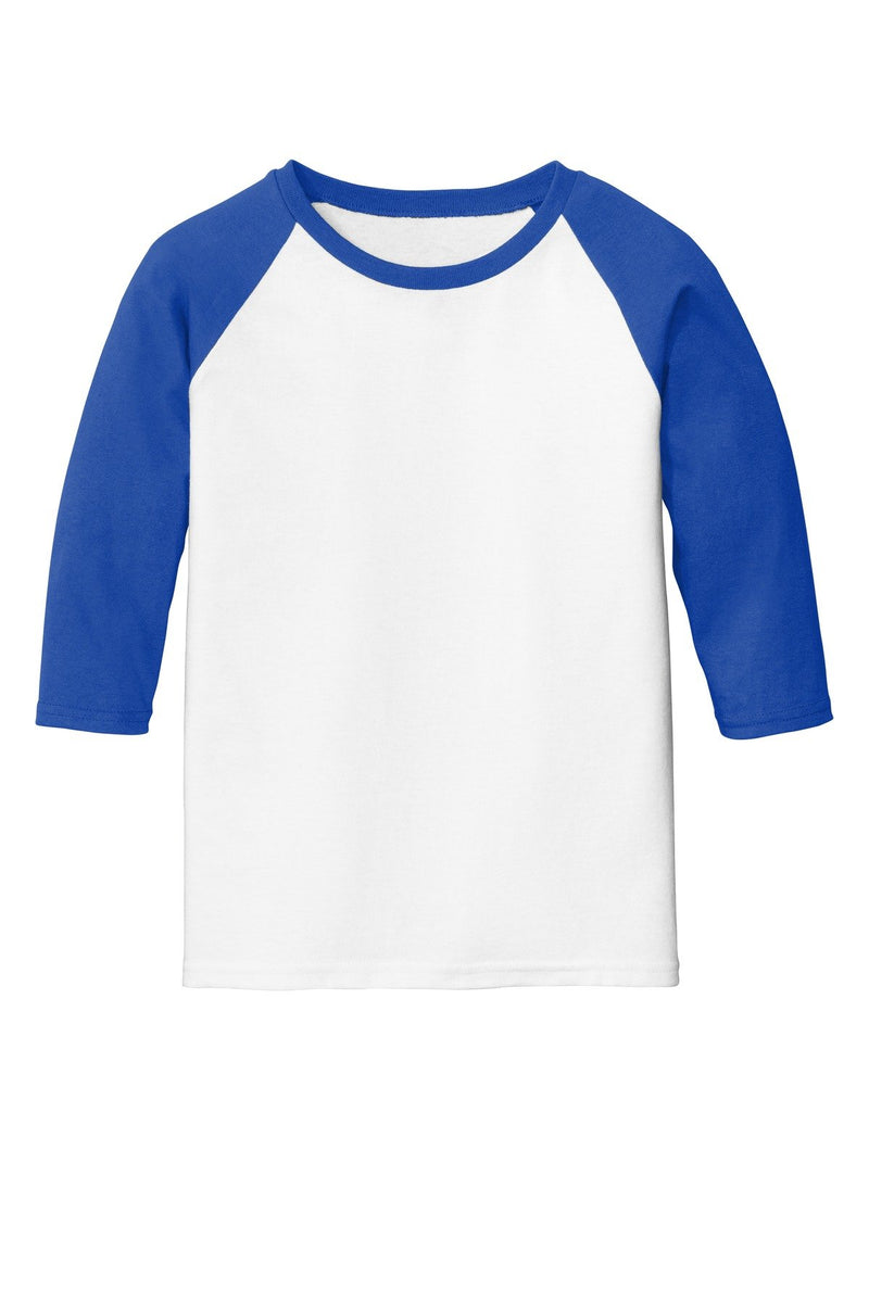 Gildan Heavy Cotton Youth 3/4-Sleeve Raglan T-Shirt. 5700B