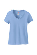 Hanes Ladies Perfect-T Cotton V-Neck T-Shirt S04V