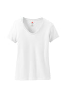 Hanes Ladies Perfect-T Cotton V-Neck T-Shirt S04V