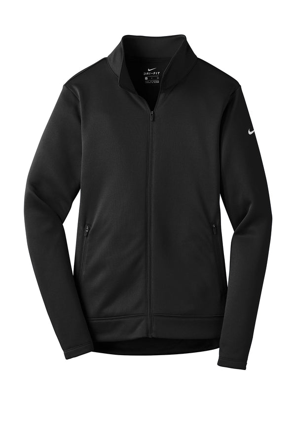 Nike Ladies Therma-FIT Full-Zip Fleece NKAH6260 | Black