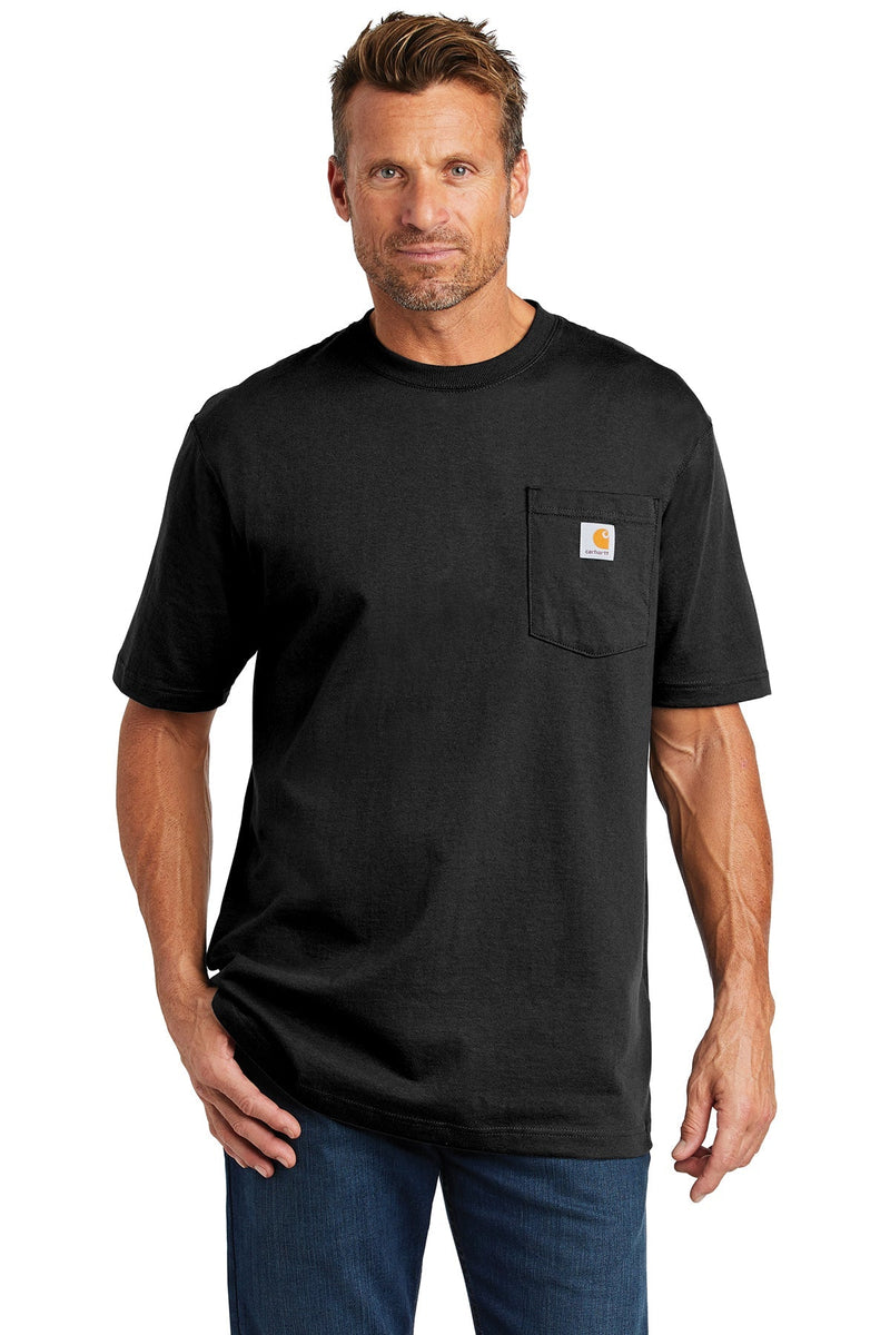 Carhartt ® Tall Workwear Pocket Short Sleeve T-Shirt CTTK87 | Black